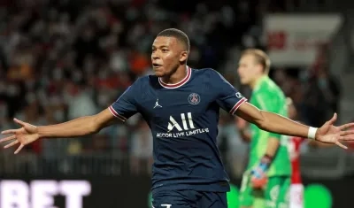 Kylian Mbappe, jugador del PSG. 