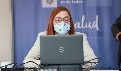 María Belén Jaimes, directora (e) de Epidemiología y Demografía de Minsalud.