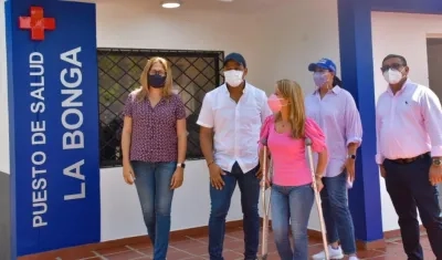 Puesto de salud en La Bonga.