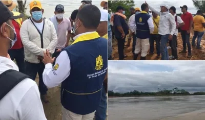 autoridades municipales y miembros de la comunidad, realizan recorrido de seguimiento y verificación en la zona afectada..