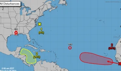 Condición climática en el Caribe