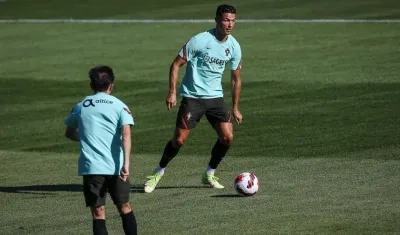 Cristiano Ronaldo, delantero portugués. 