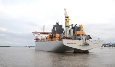 La draga 'Bartolomeu Dias'.