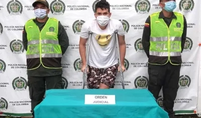 El imputado Jorge Eliécer Gaitán Páez.