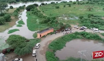 Panorámica del embalse El Guájaro.
