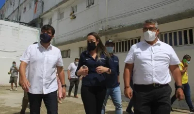 El Alcalde de Barranquilla, Jaime Pumarejo.