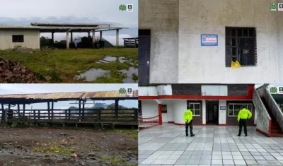 Algunos de los bienes ocupados.