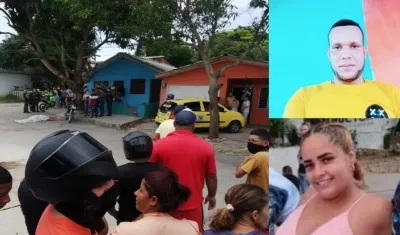 Andrés Nieto De las Aguas y Karen Margarita Perdomo Miranda murieron en el sitio. 