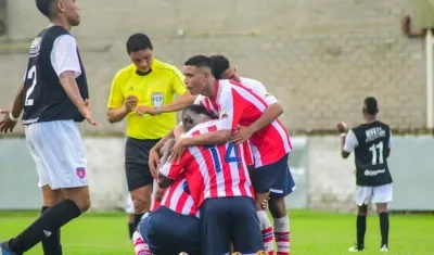 Escuadra juvenil del Junior de Barranquilla. 