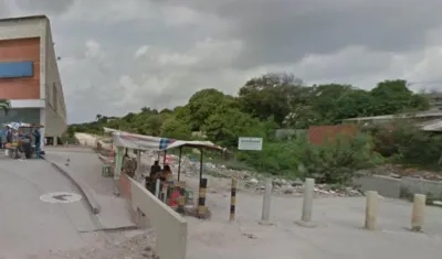 Trocha donde fue encontrado muerto el venezolano. 
