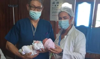 La bebé que vino al mundo.