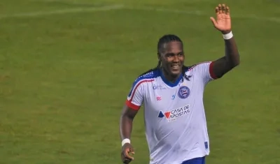 Hugo Rodallega, delantero colombiano. 