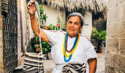 Mujer arwhaca en un asentamiento indígena en Soledad