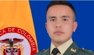 El subteniente del Ejército Nacional, Cristian Calderón.