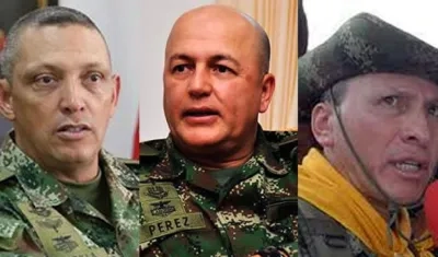 Jaime Alfonso Lasprilla Villamizar, Miguel Ernesto Pérez Guarnizo y William Fernando Pérez Laiseca