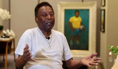 Pelé, exfutbolista brasileño.