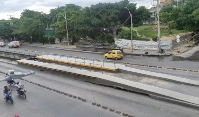 La plataforma especial.