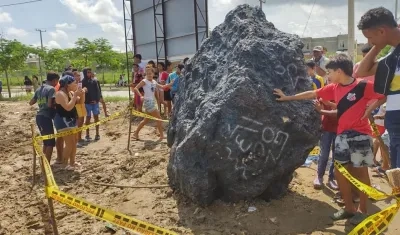 El “meteorito” en Villas de San Pablo