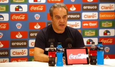 Martín Lasarte, técnico de Chile. 