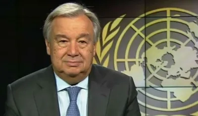 Antonio Guterres, secretario general de la ONU.