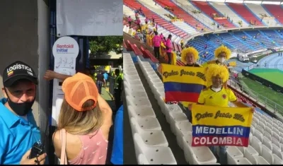 Con medidas de bioseguridad ingresan los hinchas al Metropolitano.