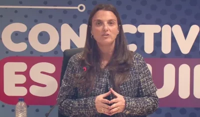 La Ministra de las TIC, Karen Abudinen.