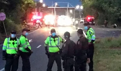 Lugar donde ocurrió el atentado. 