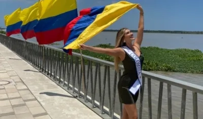 La Señorita Colombia María Fernanda Aristizábal.