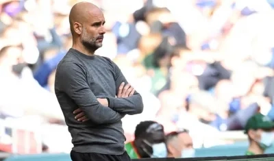 Pep Guardiola, entrenador del Manchester City.