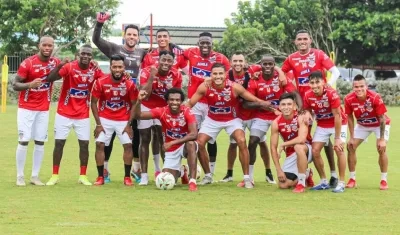 Optimismo 'tiburón' para enfrentar al Deportivo Pereira esta domingo.