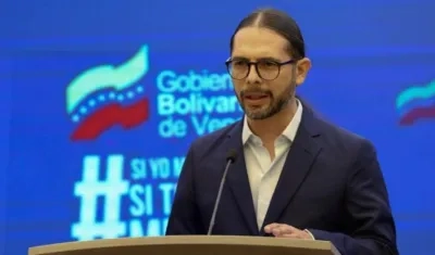 El ministro de Comunicación de Venezuela, Freddy Ñáñez.