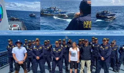 Armada rescató a la ambientalista y a un equipo de investigadores cerca de Malpelo.