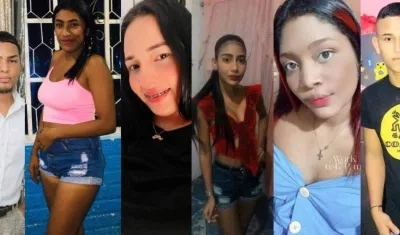 Los jóvenes arrollados.