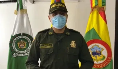 Coronel Carlos Cabrera, Subcomandante Policía Metropolitana de Barranquilla.