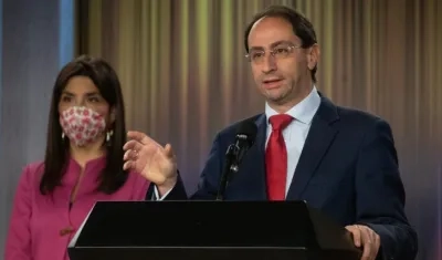 El Ministro de Hacienda, José Manuel Restrepo.