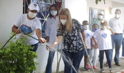 La Gobernadora del Atlántico, Elsa Noguera.