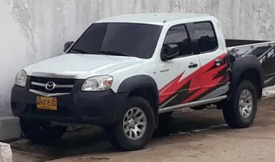 La camioneta robada.