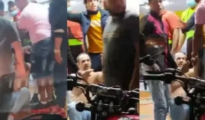 Concejal agredido por la comunidad en Floridablanca, Santander.