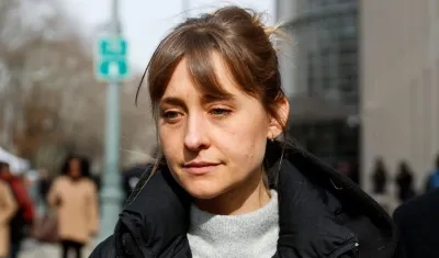 La actriz Allison Mack. 