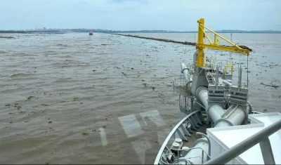 La draga 'Bartolomeu Dias'.