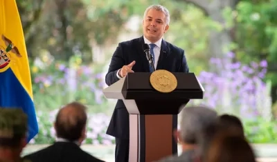 El Presidente de la República, Iván Duque.