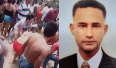 José Rafael Sanez Gil fue auxiliado por la comunidad y llevado a un hospital, donde falleció. 