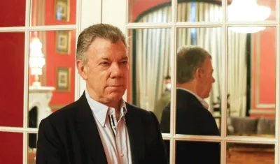 El expresidente Juan Manuel Santos.