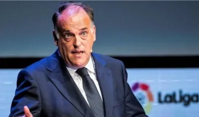 Javier Tebas, presidente de la Liga española.