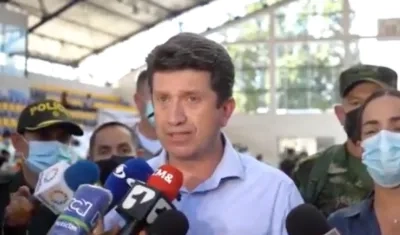 Ministro de Defensa, Diego Molano. 