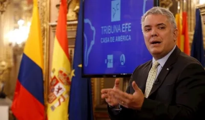 El Presidente de la República, Iván Duque.