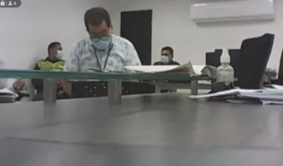 El fiscal Arides Martínez cuando imputaba cargos a Enrique Vives.