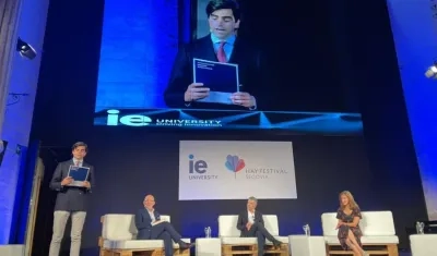 Juan Manuel Santos e Íngrid Betancourt, en una conversación pendiente, en el Hay Festival Segovia.