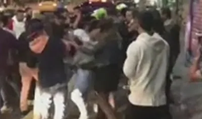 Imágenes del ataque de los conductores.