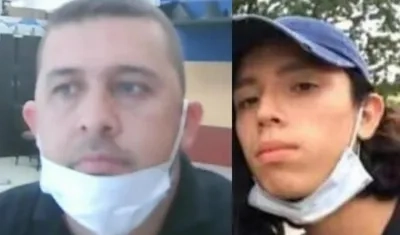 Mayor Jorge Mario Molano Bedoya y Santiago Murillo.